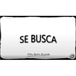 Imagen que muestra el título escrito del Microlocko: "SE BUSCA".