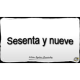 Imagen que muestra el título escrito del Microlocko: "Sesenta y nueve".